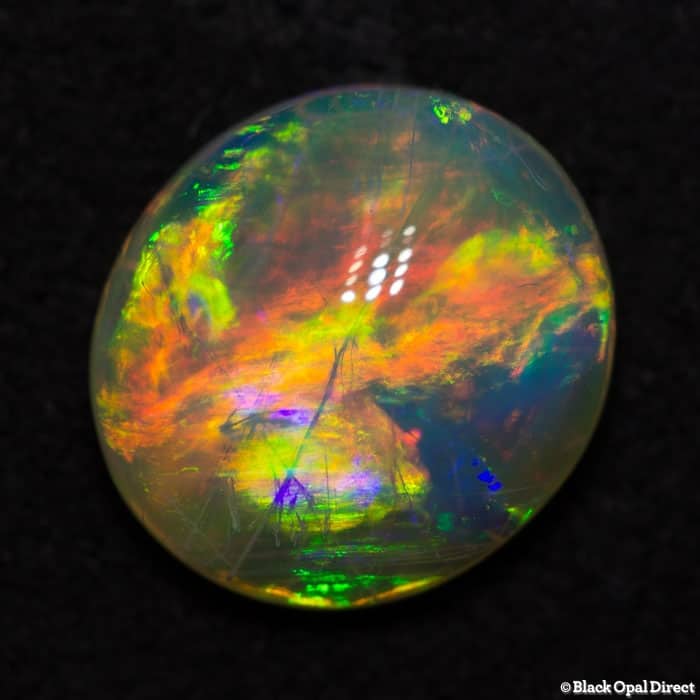 1.48 ct gem double sided crystal opal 9x8x3.5mm - Image 3