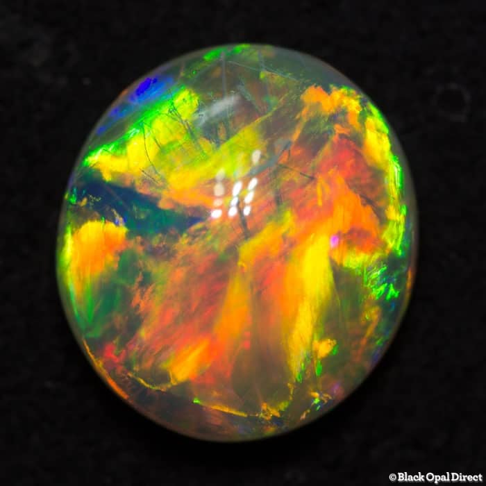1.48 ct gem double sided crystal opal 9x8x3.5mm - Image 4