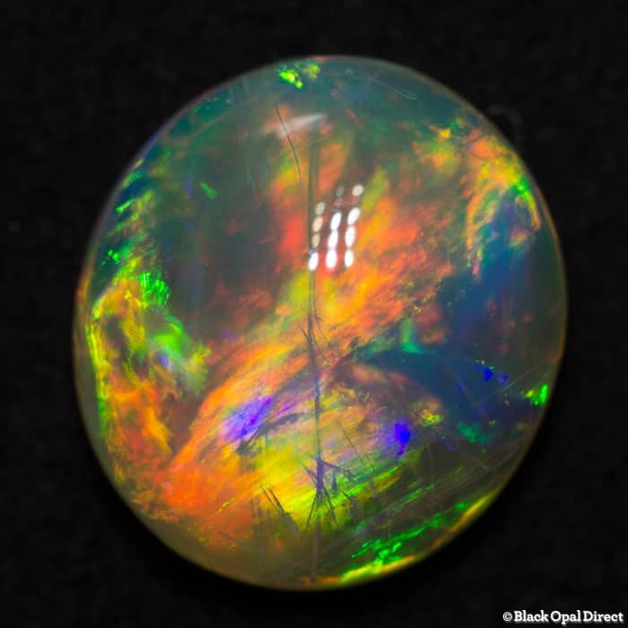 1.48 ct gem double sided crystal opal 9x8x3.5mm - Image 5