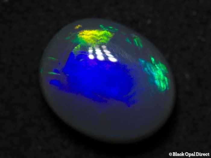 1.48 ct semi black opal 8x7x3mm - Image 3