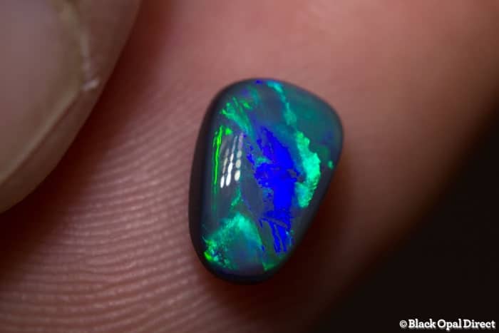 1.49 ct baroque black opal 9x6x4mm - Image 3