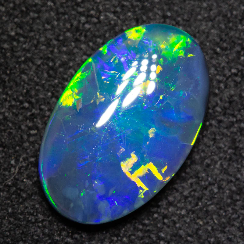 1.49 ct black opal 11x7x2.7mm - Image 2