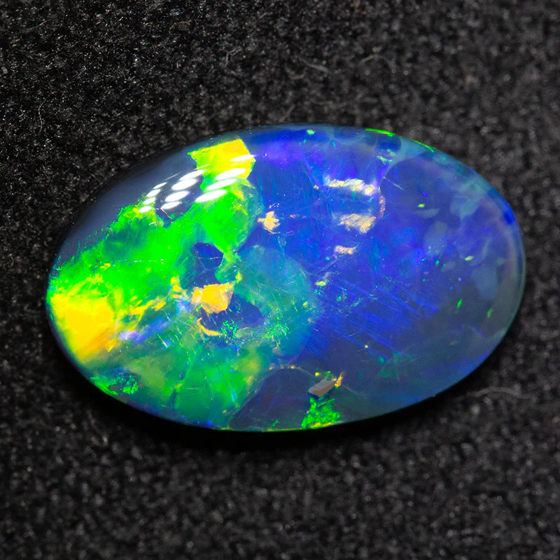 1.49 ct black opal 11x7x2.7mm - Image 3
