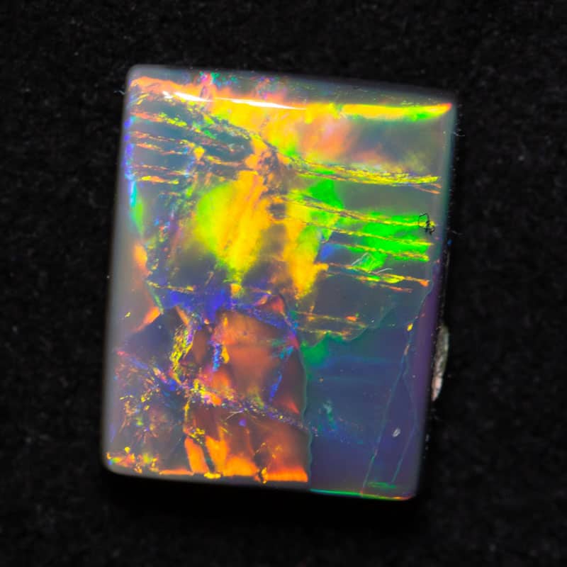 1.49ct black pillow cut opal 8.3x7x3.1mm - Image 3