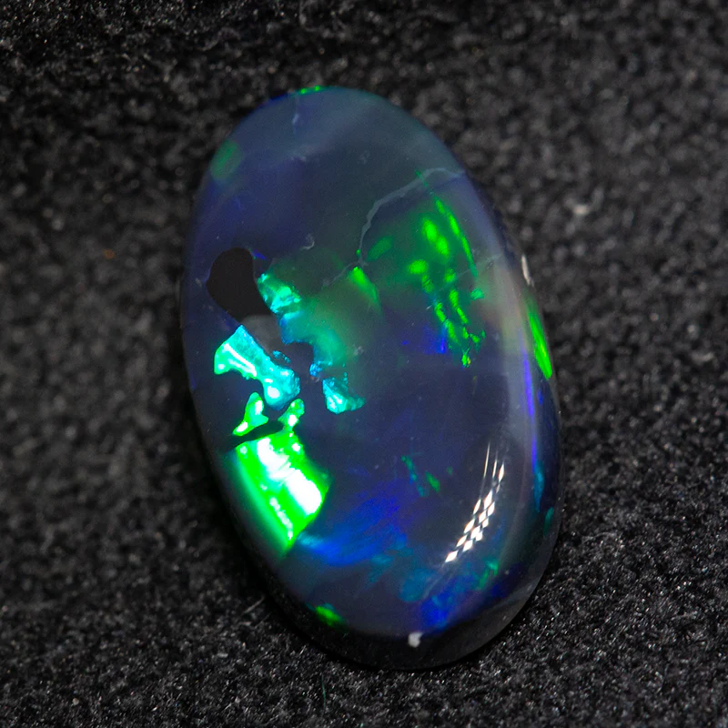 1.50 ct black opal 10.5x6.3x3.3mm - Image 2