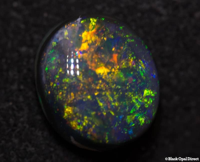 1.50 ct black opal 8x7x4mm - Image 4