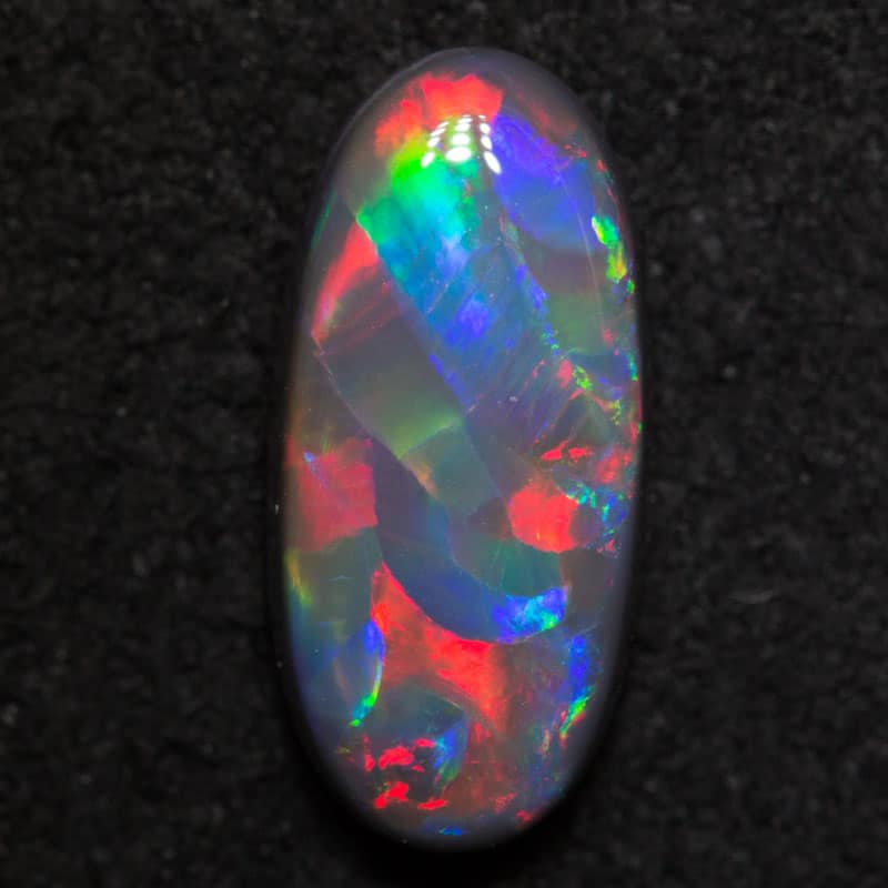 1.50 ct gem black opal 11.5x5.4x3.2m - Image 2