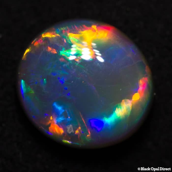 1.50 ct gem semi black opal 8x7x4mm - Image 2