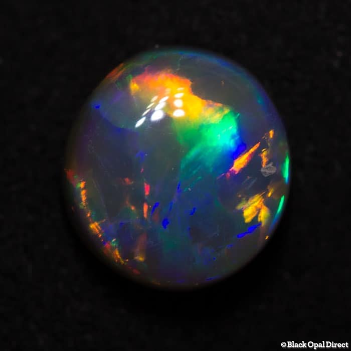 1.50 ct gem semi black opal 8x7x4mm - Image 6