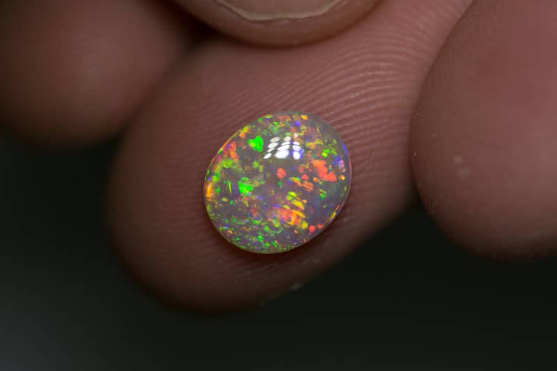 1.51 cr double sided gem crystal opal 10x8.5x3.5mm - Image 2