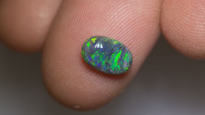 1.51 ct black opal 9.5x6x4mm - Image 3