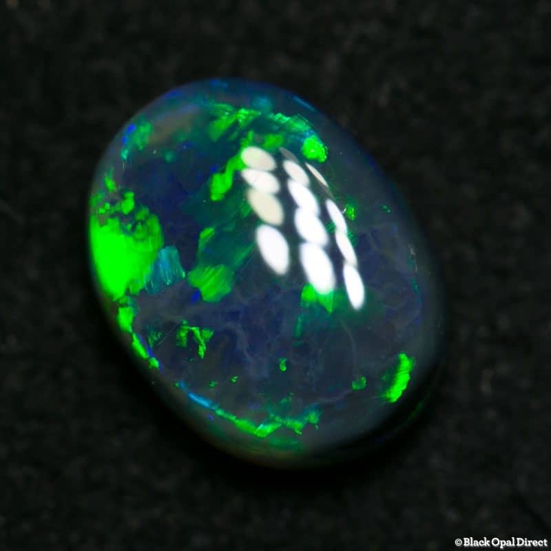 1.51 ct gem black opal 8.5x6.5x4mm - Image 2