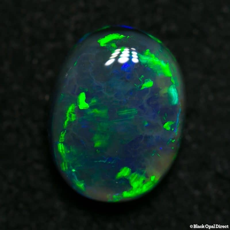 1.51 ct gem black opal 8.5x6.5x4mm - Image 3