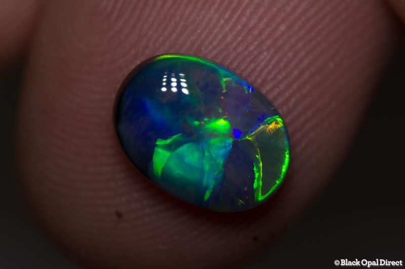 1.52 ct black opal 10x7.5x3mm - Image 3