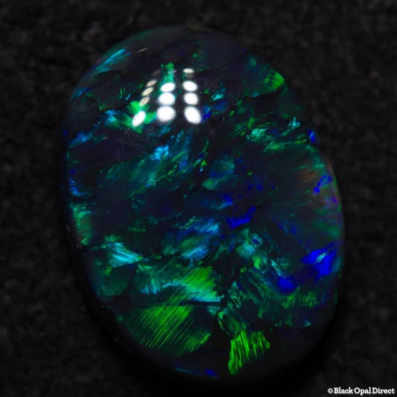 1.52 ct black opal 10x7x3mm - Image 2