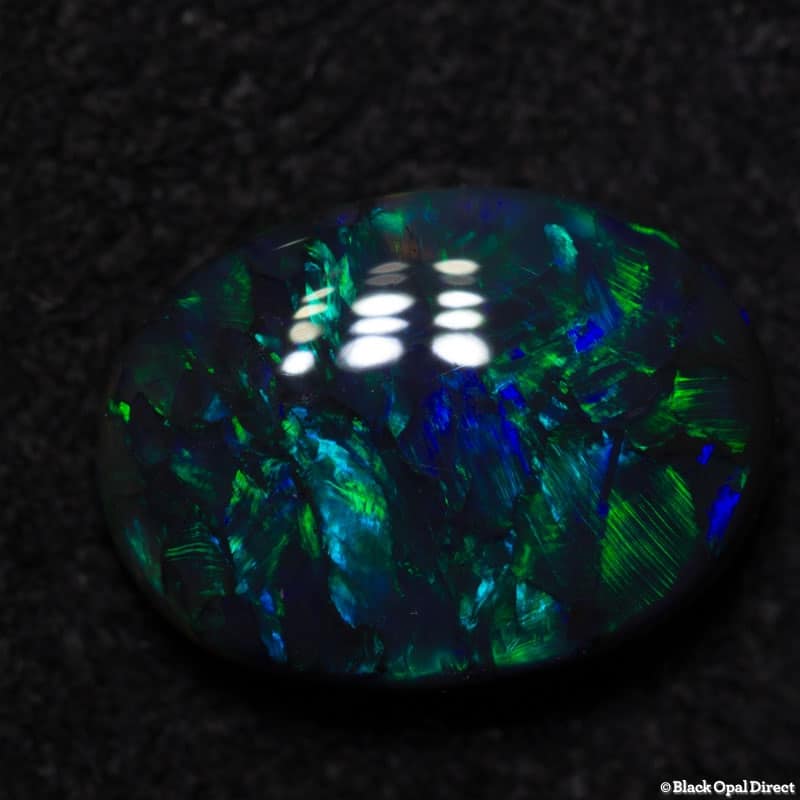 1.52 ct black opal 10x7x3mm - Image 3