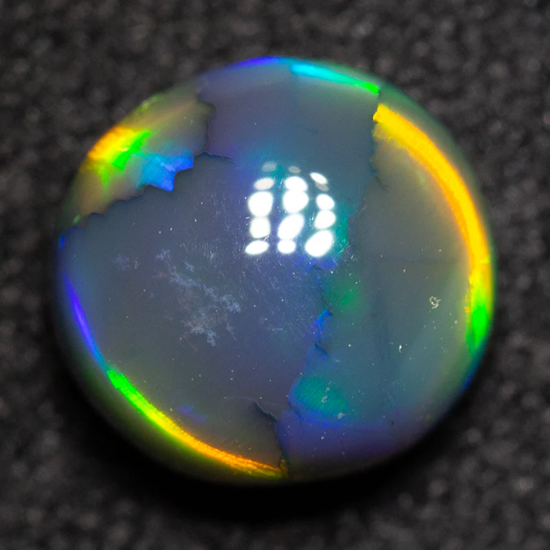 1.52 ct black opal 7.4x7.4x4.5mm - Image 4
