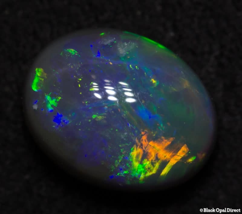 1.52 ct black opal 8x6x4mm - Image 3