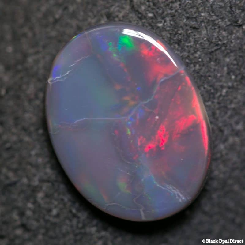 1.53 ct black opal 11x8.5x2.5mm David C - Image 2