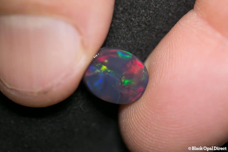 1.53 ct black opal 11x8.5x2.5mm David C - Image 3