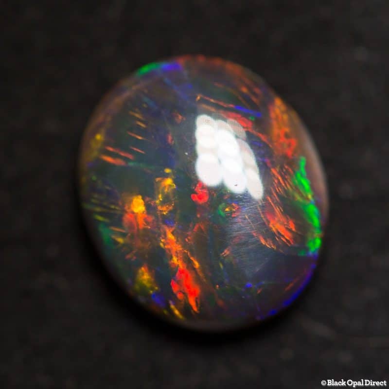 1.53 ct black opal 8.5x7.5x3.5mm - Image 2
