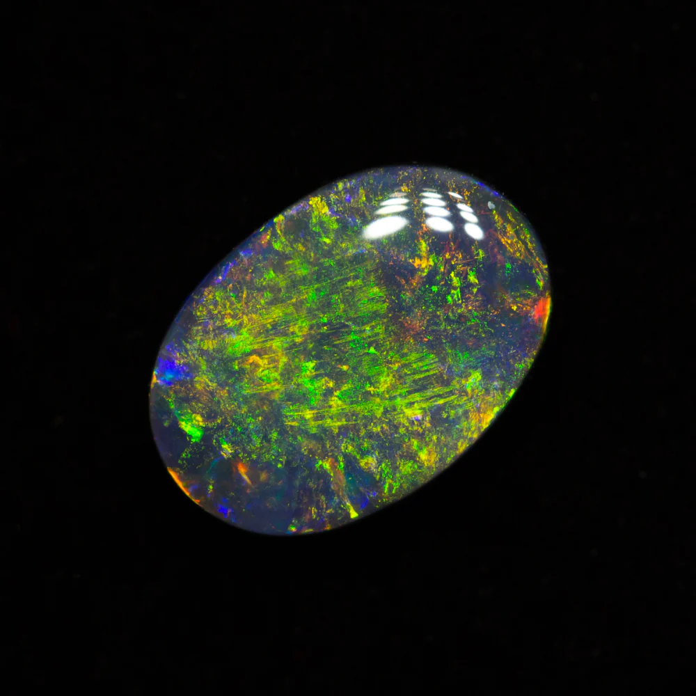 1.53 ct black opal 9.7x6.8x3.4mm - Image 2