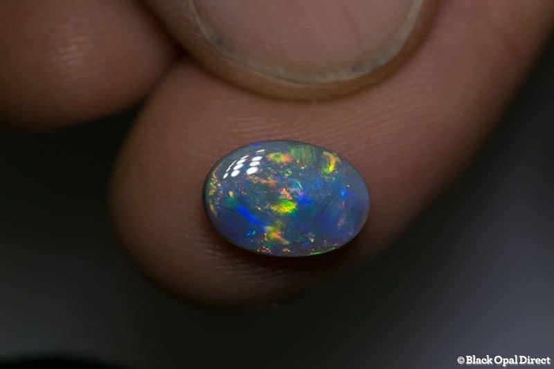 1.53 ct dark opal 11x8x3.5mm - Image 3