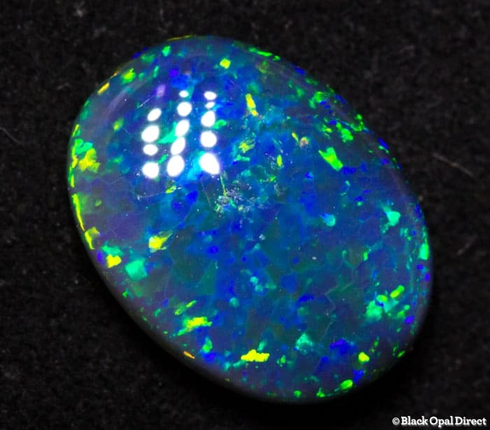 1.53 ct double sided black opal 10x7x3.5mm - Image 2