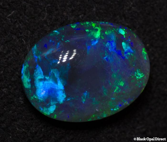 1.53 ct double sided black opal 10x7x3.5mm - Image 4