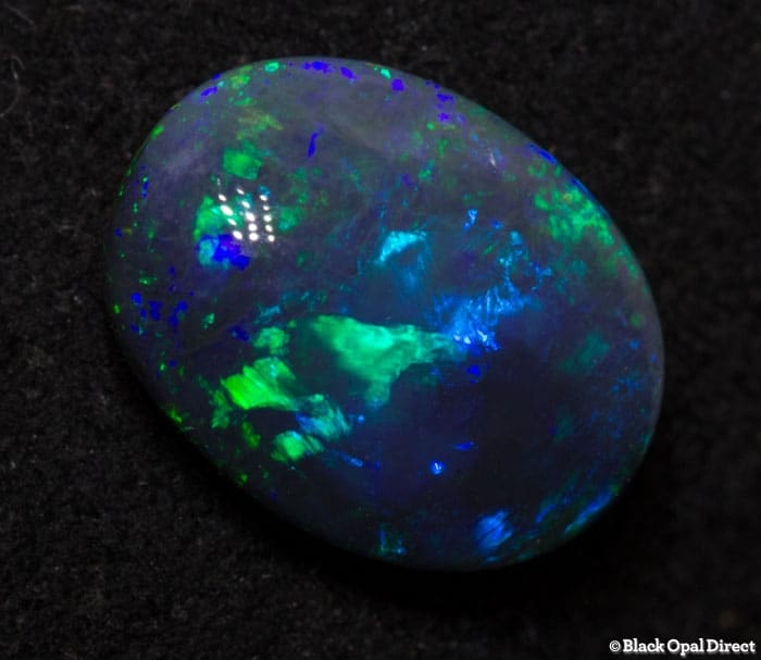 1.53 ct double sided black opal 10x7x3.5mm - Image 5