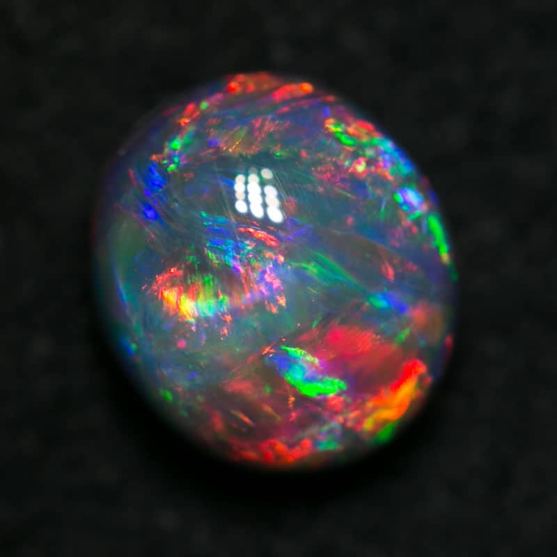 1.53 ct gem collectors black opal 7x6x5mm - Image 4