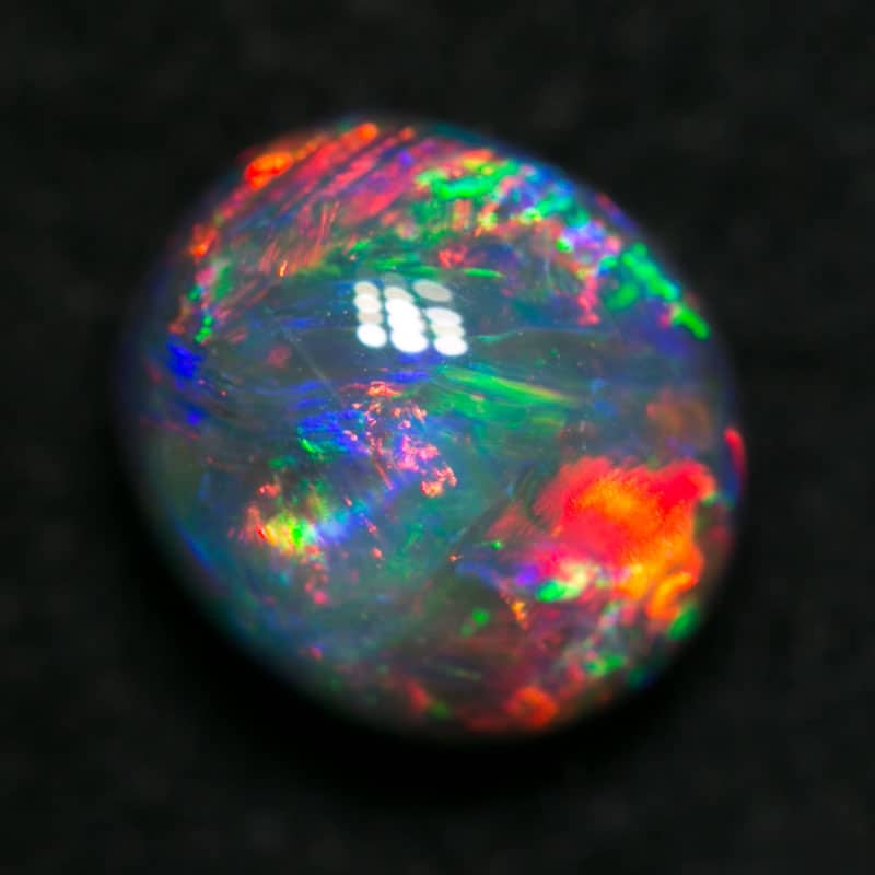 1.53 ct gem collectors black opal 7x6x5mm - Image 6