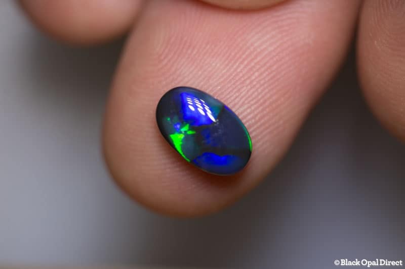 1.54 ct black opal 10x6x3.5mm - Image 2