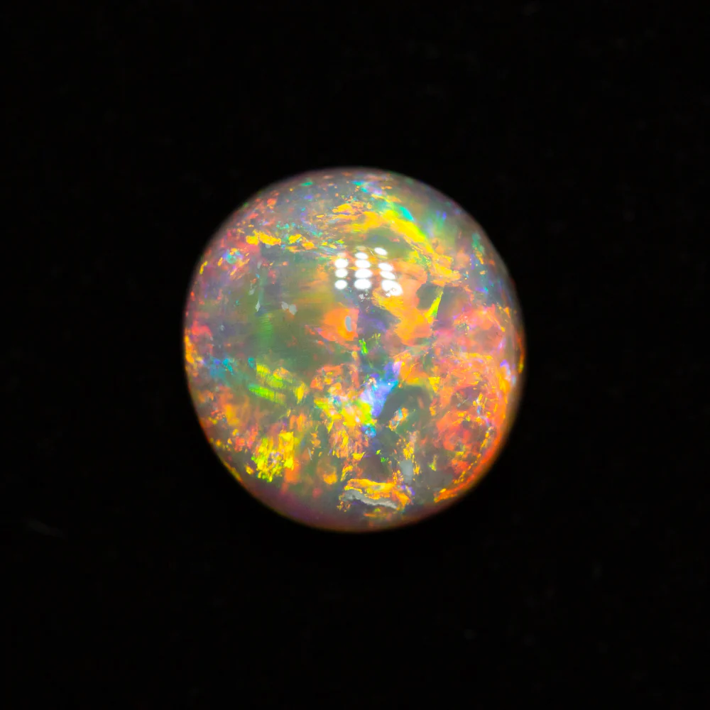 1.54 ct crystal opal 7.7x7.2x4.3mm - Image 2