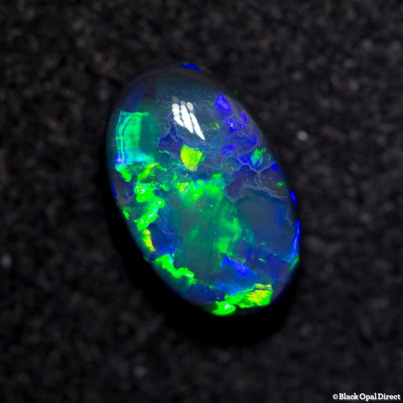 1.54 ct gem black opal 9.5x5x4mm - Image 2