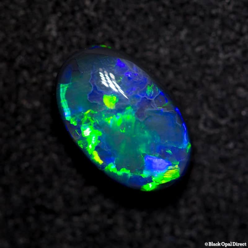 1.54 ct gem black opal 9.5x5x4mm - Image 3