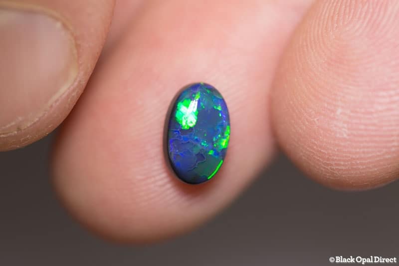 1.54 ct gem black opal 9.5x5x4mm - Image 5