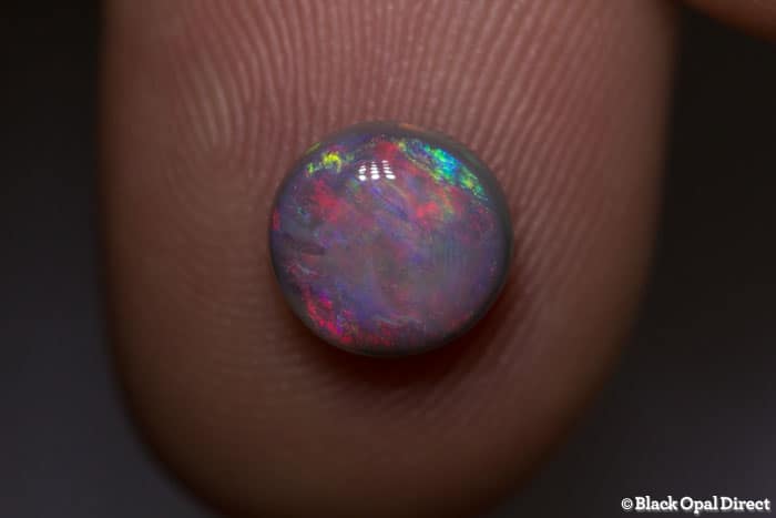 1.54 ct light opal 8mm round x 4mm - Image 2