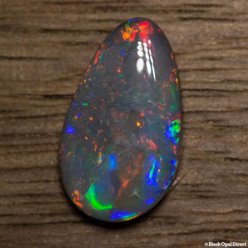 1.56 ct black opal gem 12x7x2.5mm - Image 3