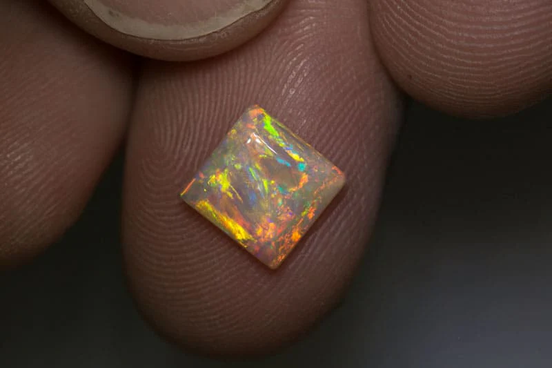 1.56 ct gem crystal opal 8x8x2.5mm - Image 2
