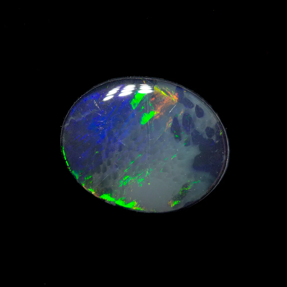 1.57 ct black opal 10.2x8.1x2.8mm - Image 2