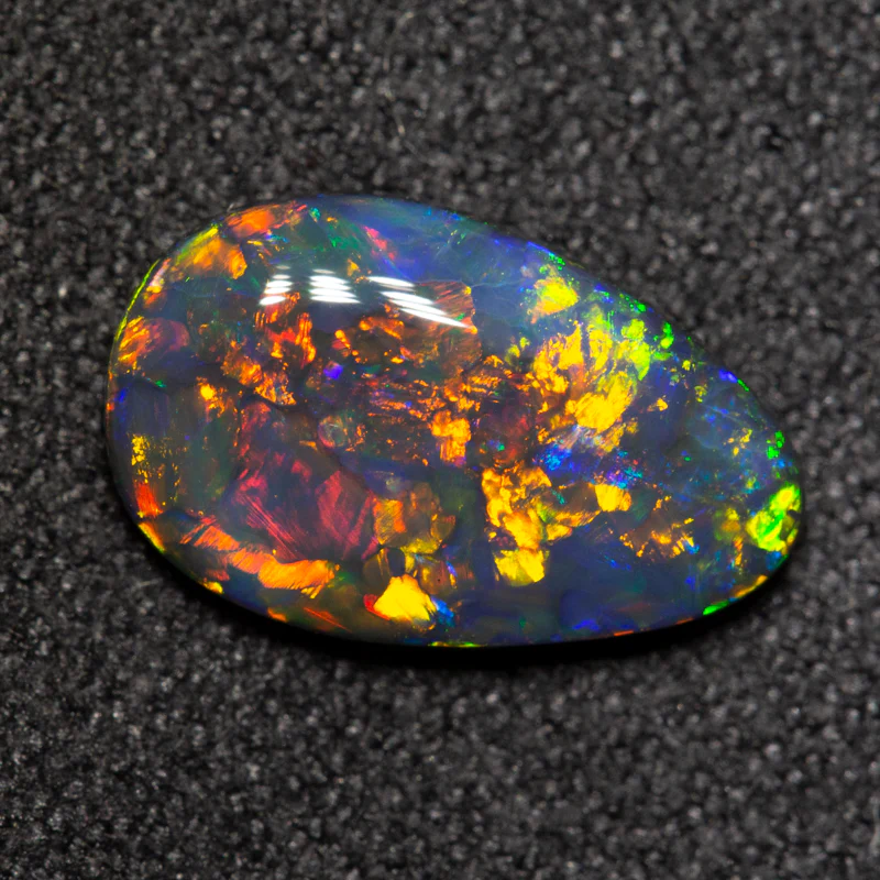1.57 ct black opal 11.9x7.4x2.8mm - Image 3