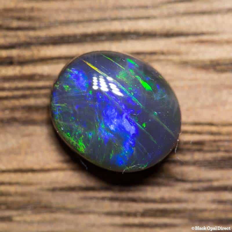 1.57 ct black opal 8x7x4mm - Image 3