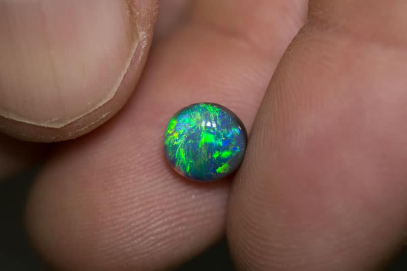 1.57 ct gem black opal 7.2x7x4.5mm - Image 2