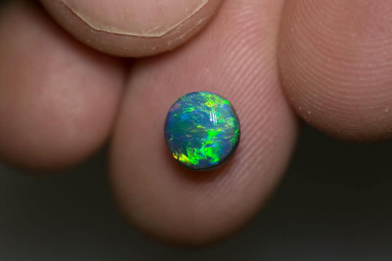 1.57 ct gem black opal 7.2x7x4.5mm - Image 3