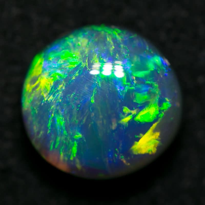 1.57 ct gem black opal 7.2x7x4.5mm - Image 4