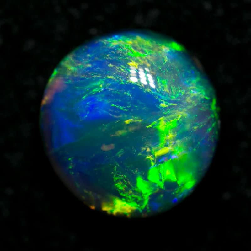 1.57 ct gem black opal 7.2x7x4.5mm - Image 5