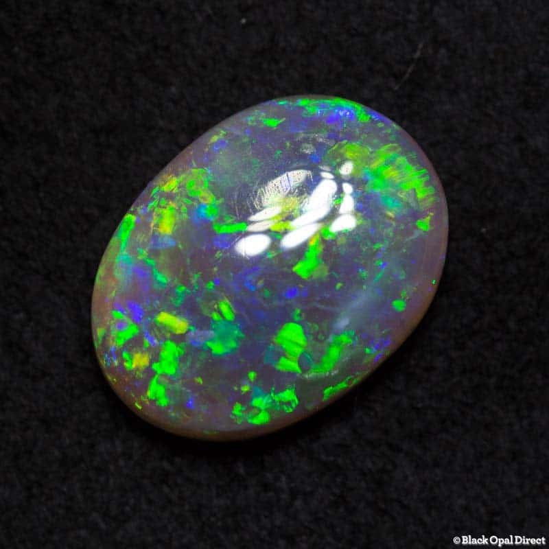 1.57 ct semi black opal 10x7.5x3mm - Image 2