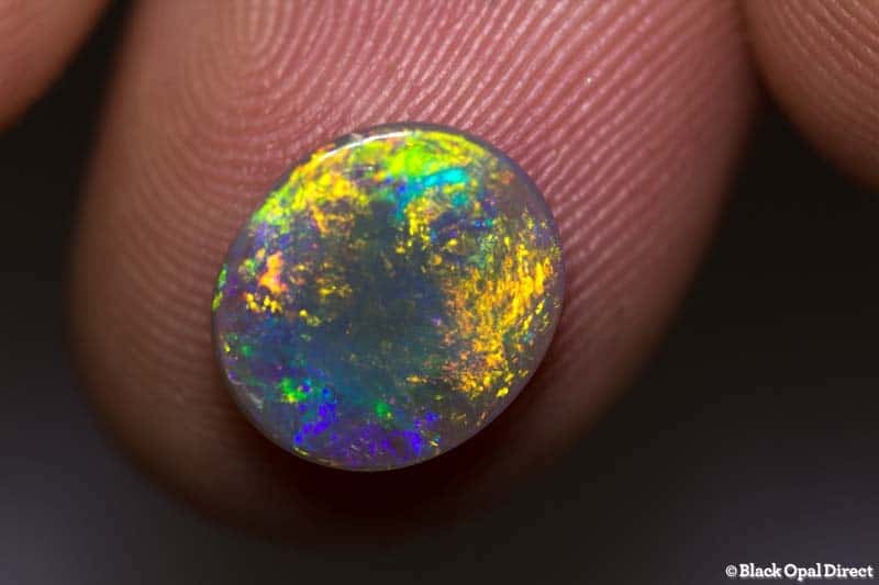 1.57 ct semi black opal 11x9x2mm - Image 2