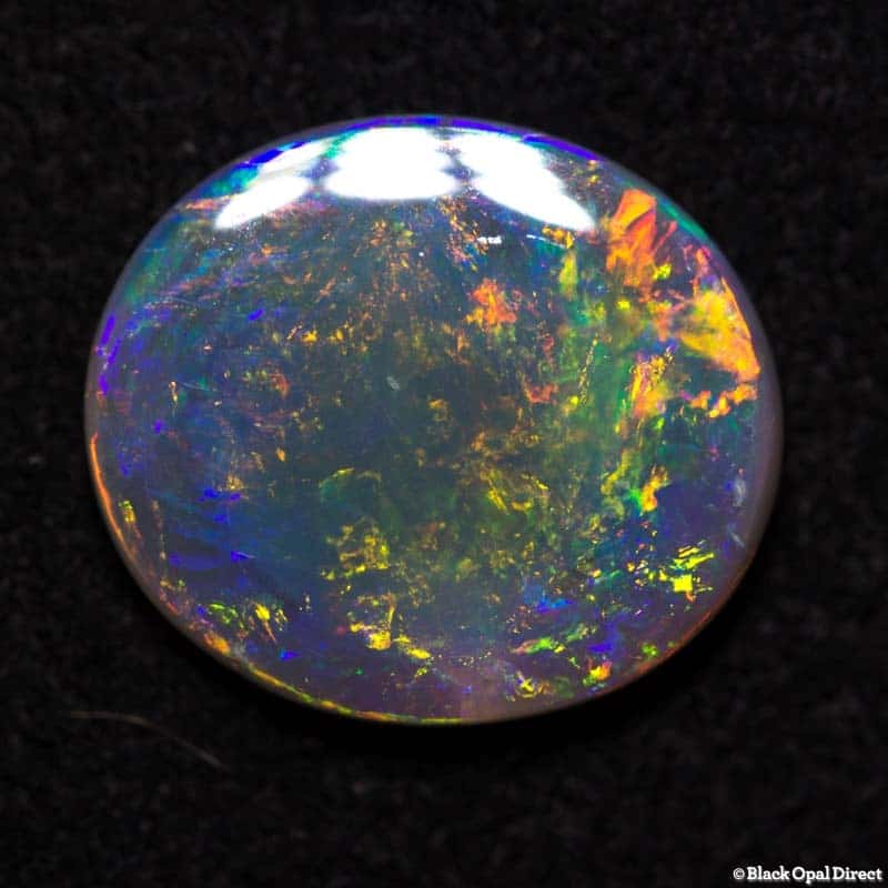 1.57 ct semi black opal 11x9x2mm - Image 3